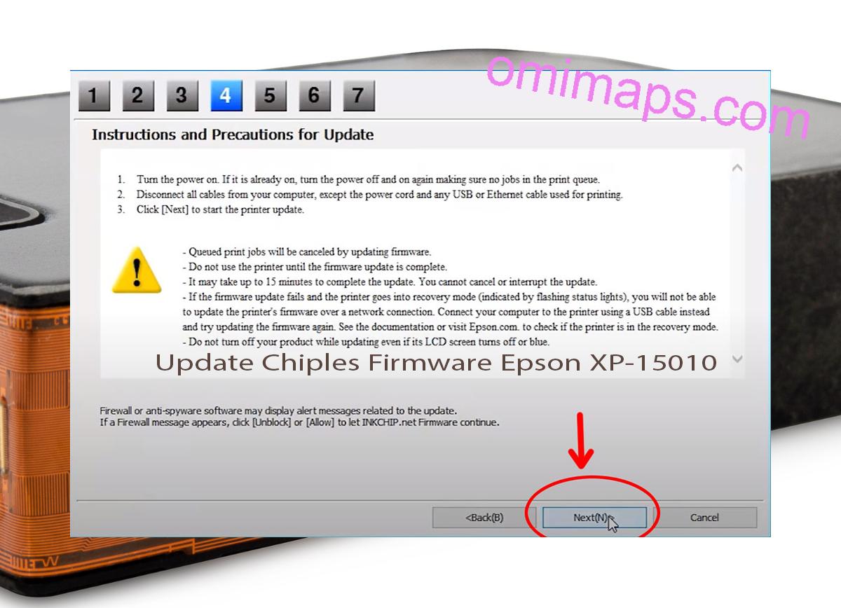 Update Chipless Firmware Epson XP-15010 6
