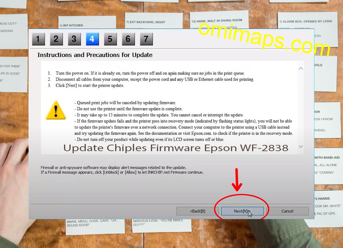 Update Chipless Firmware Epson WF-2838 6