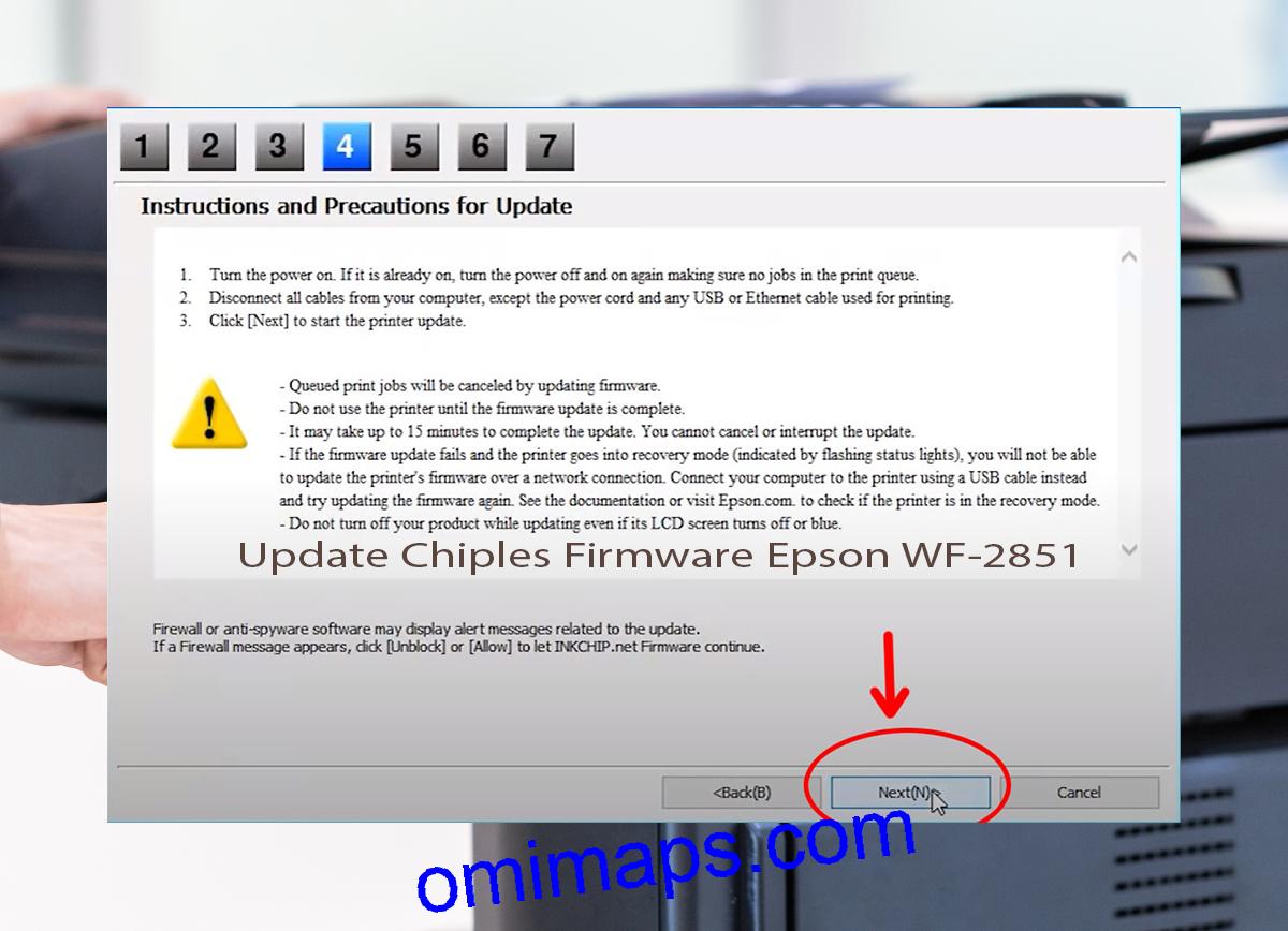 Update Chipless Firmware Epson WF-2851 6