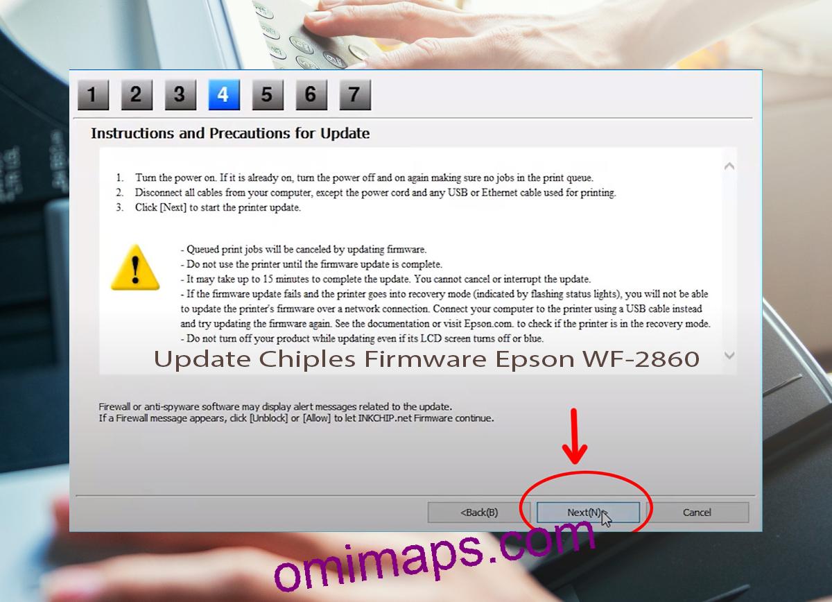 Update Chipless Firmware Epson WF-2860 6