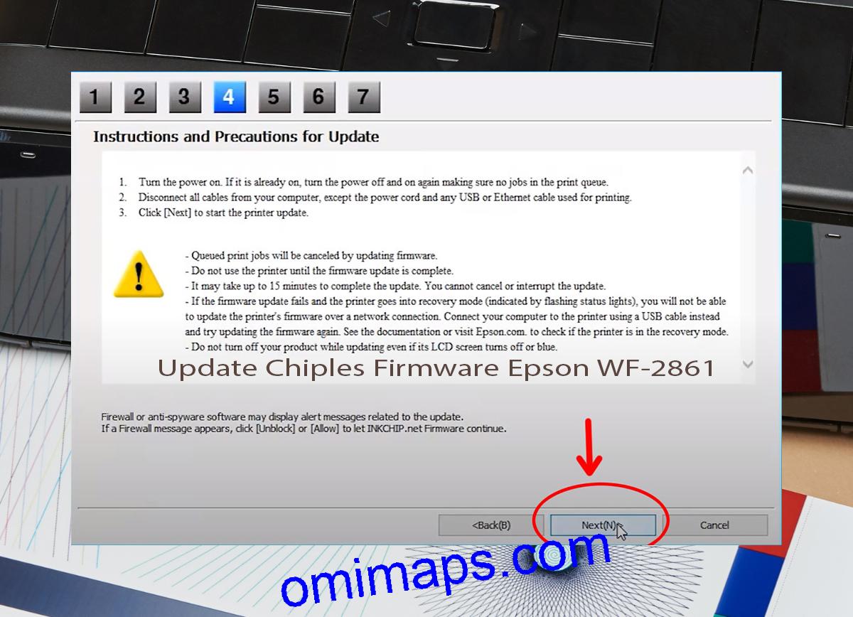 Update Chipless Firmware Epson WF-2861 6