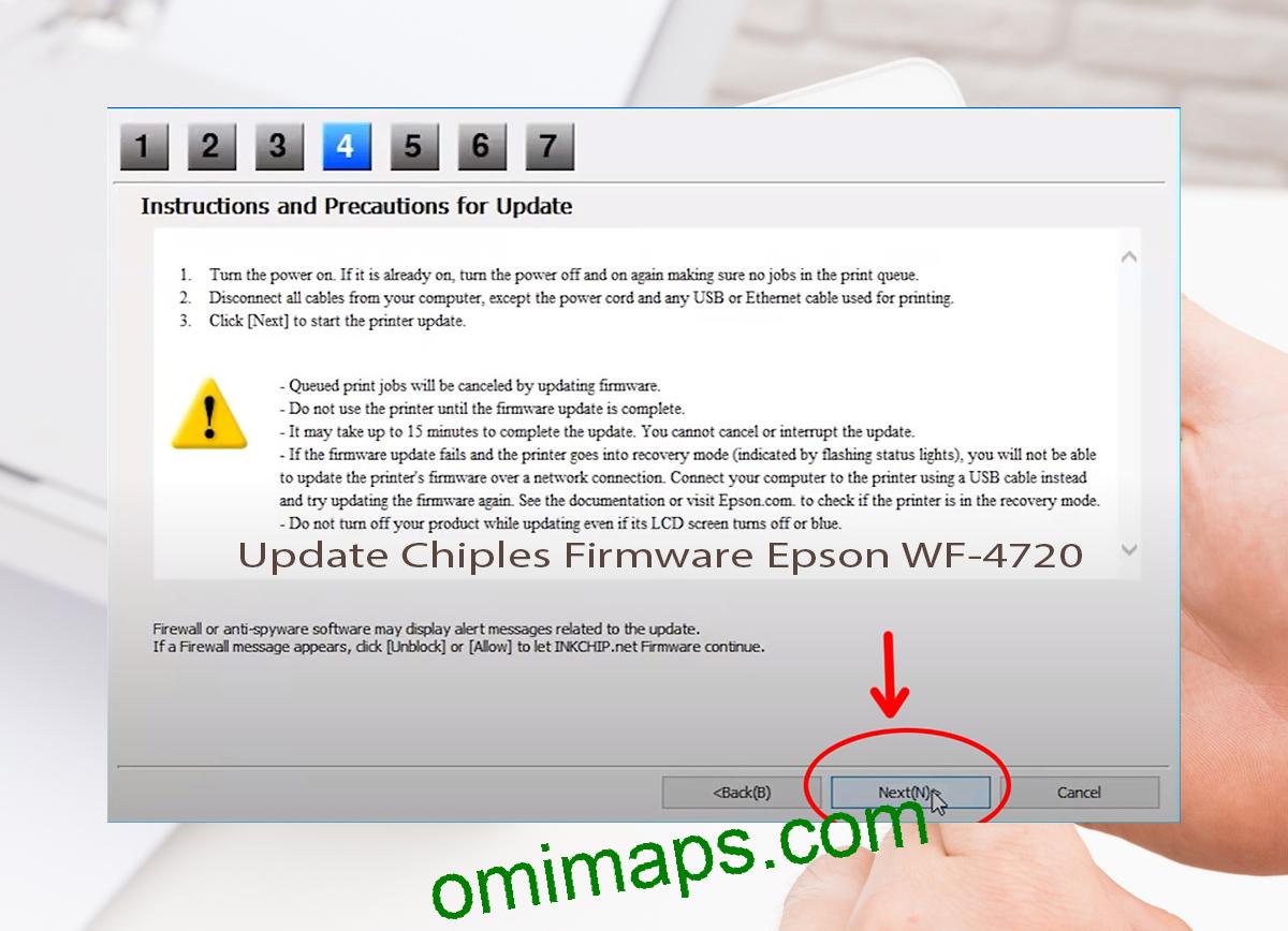 Update Chipless Firmware Epson WF-4720 6