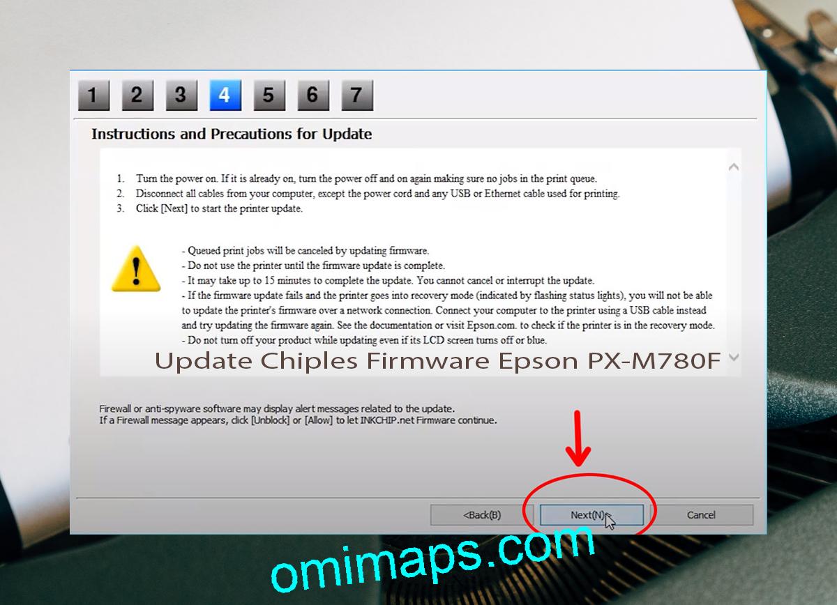 Update Chipless Firmware Epson PX-M780F 6