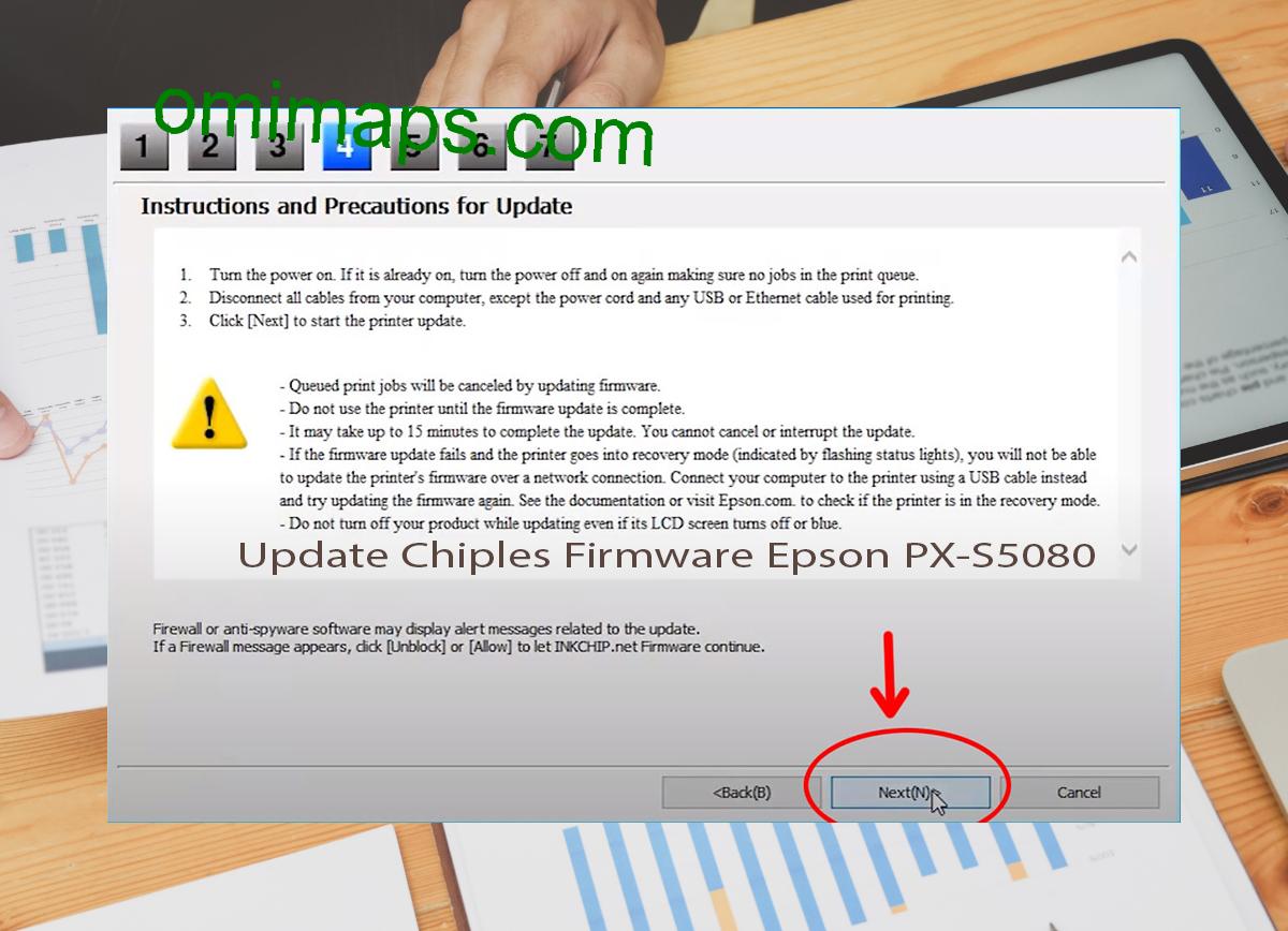Update Chipless Firmware Epson PX-S5080 6