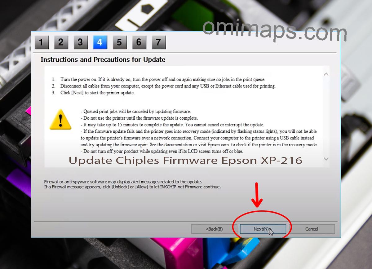 Update Chipless Firmware Epson XP-216 6