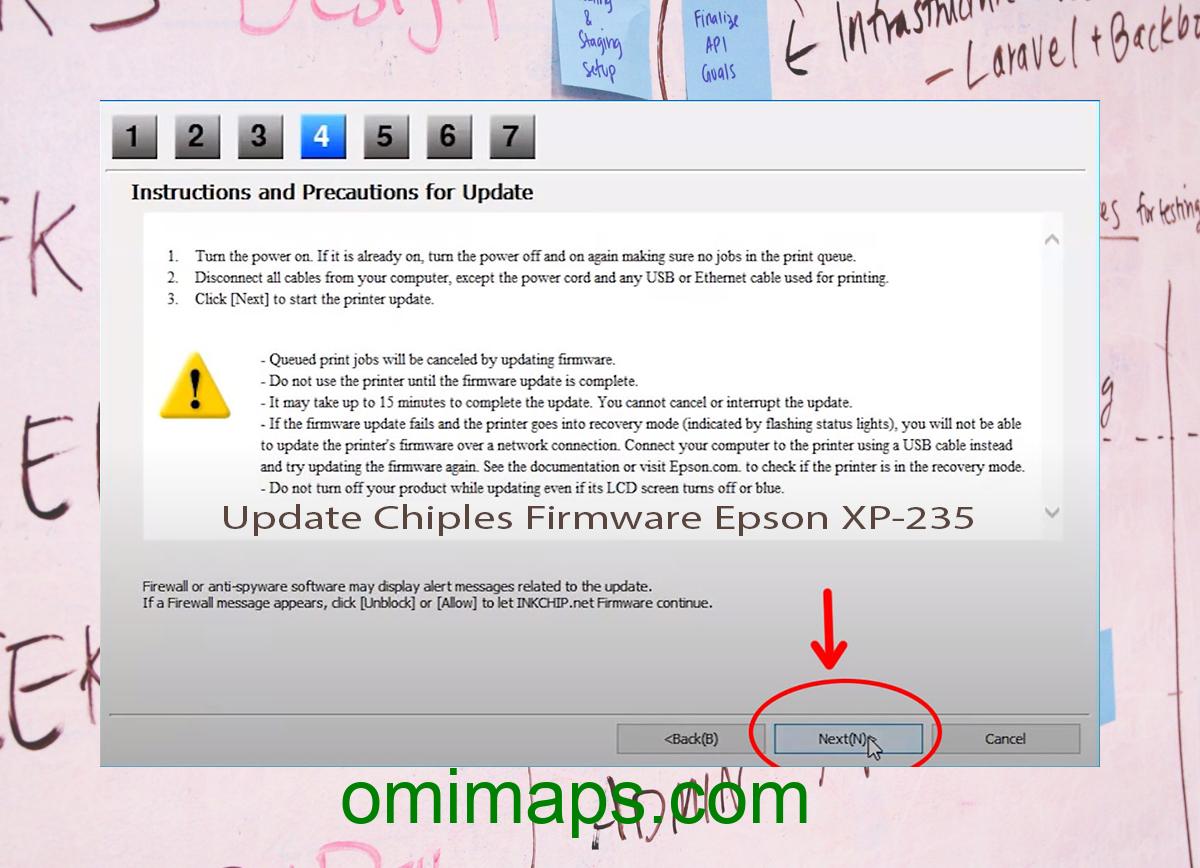 Update Chipless Firmware Epson XP-235 6