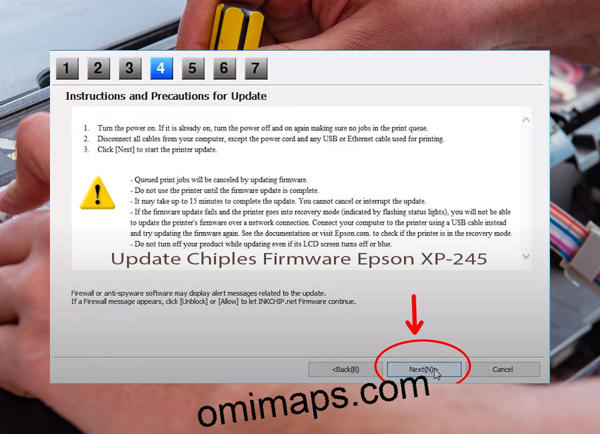 Update Chipless Firmware Epson XP-245 6
