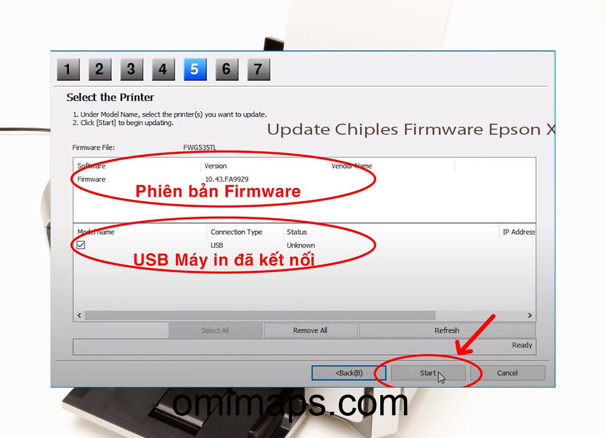 Update Chipless Firmware Epson XP-430 7