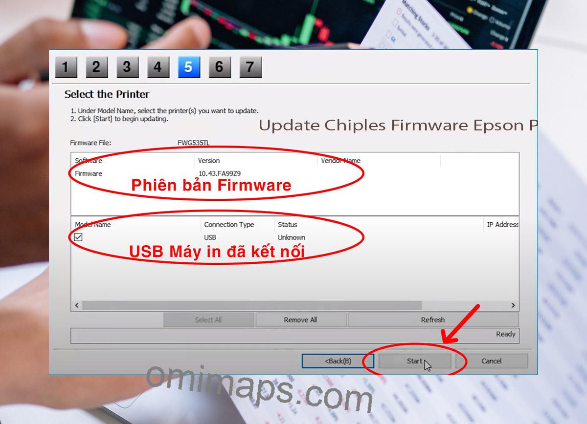 Update Chipless Firmware Epson P608 7