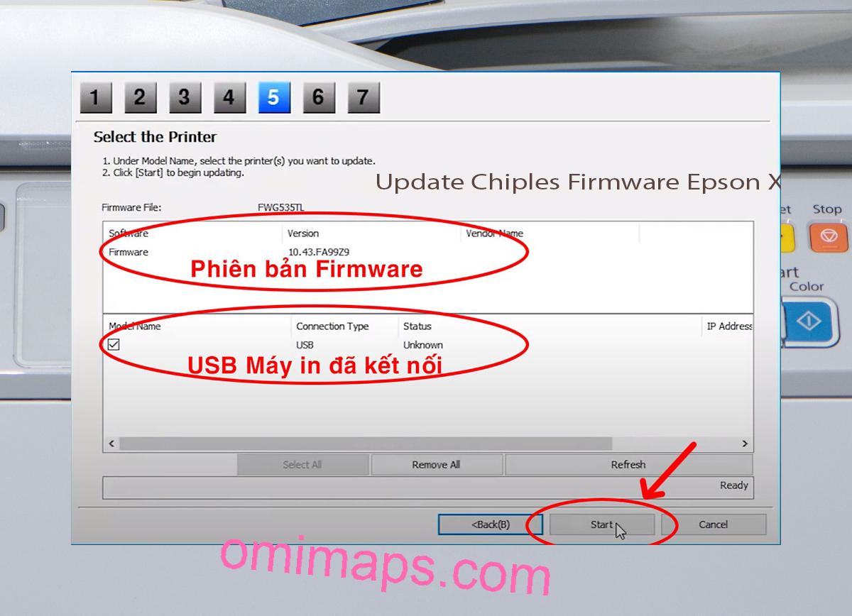 Update Chipless Firmware Epson XP-2105 7