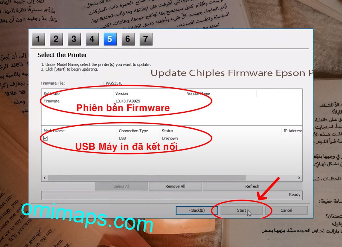 Update Chipless Firmware Epson P807 7