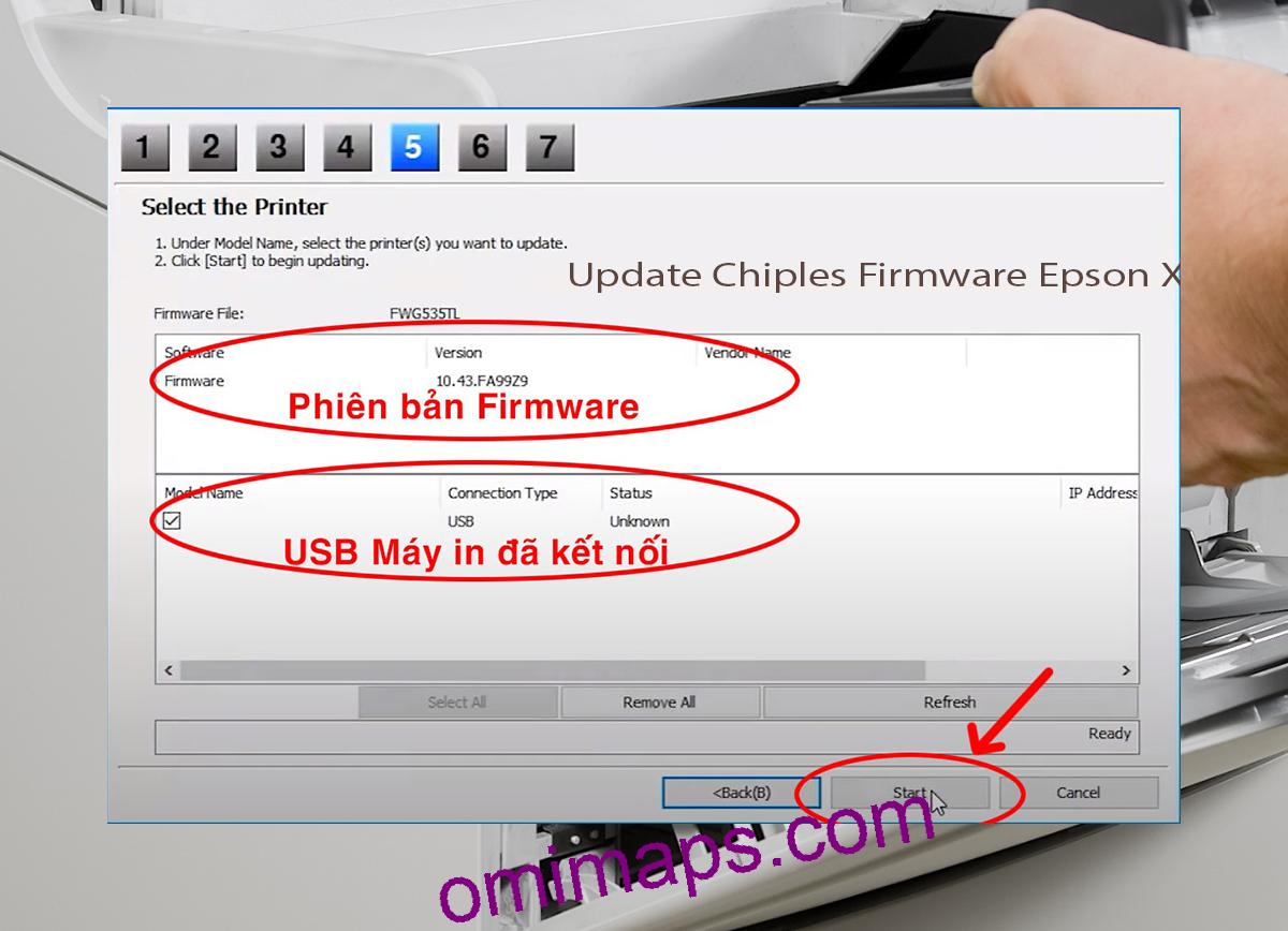 Update Chipless Firmware Epson XP-8605 7