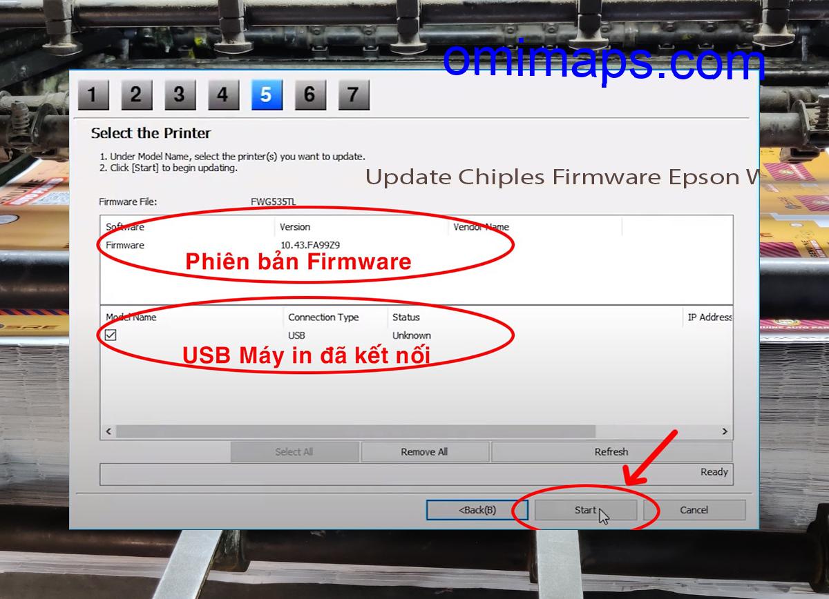 Update Chipless Firmware Epson WF-2835 7