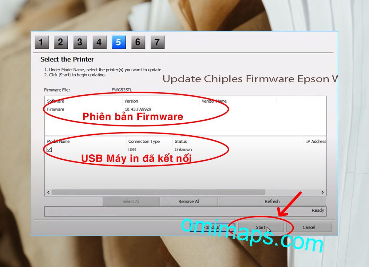 Update Chipless Firmware Epson WF-4733 7