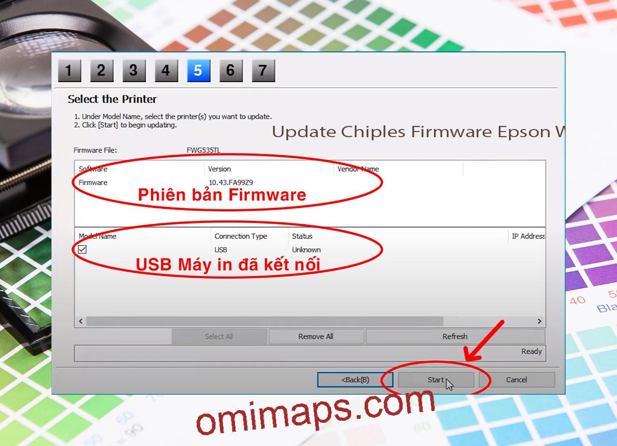 Update Chipless Firmware Epson WF-7711 7