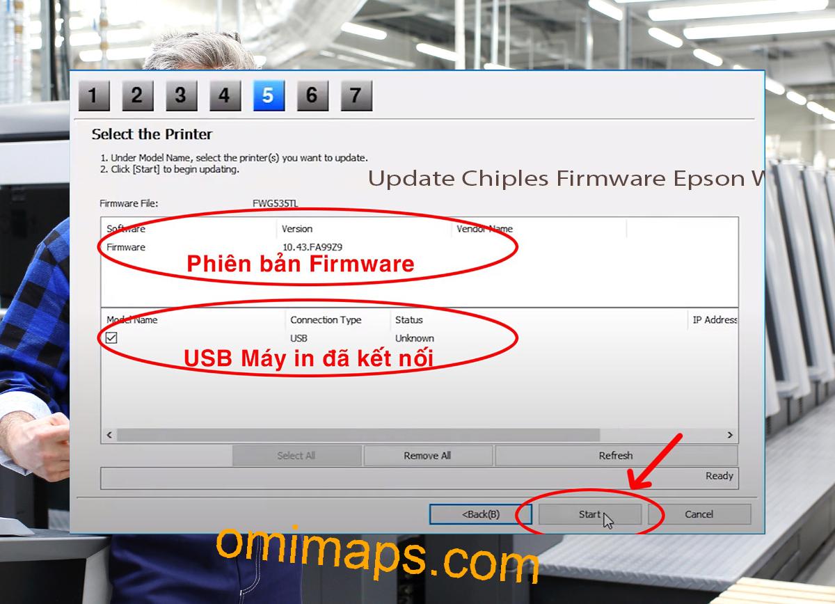Update Chipless Firmware Epson WF-7720 7
