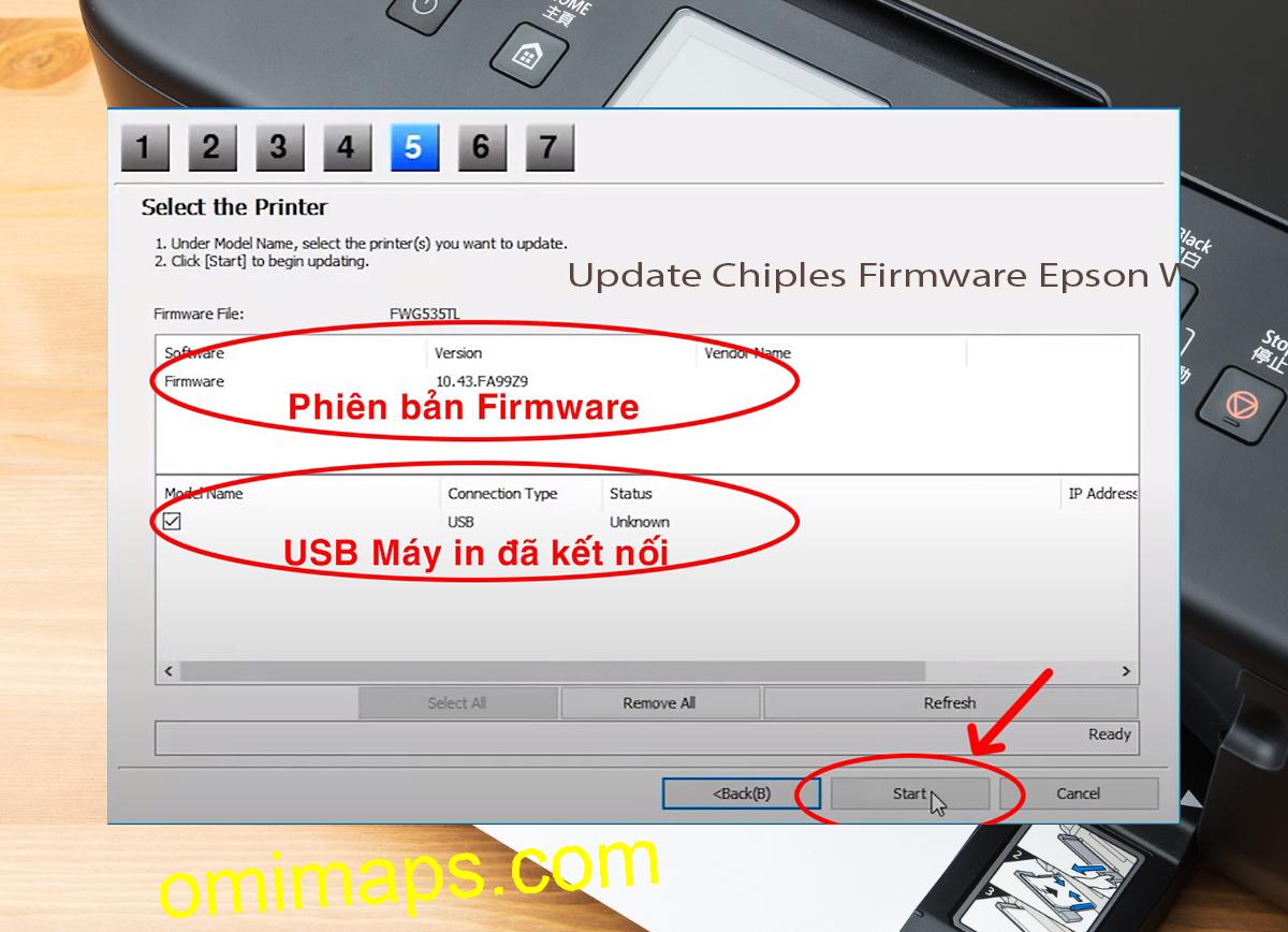 Update Chipless Firmware Epson WF-C5210 7