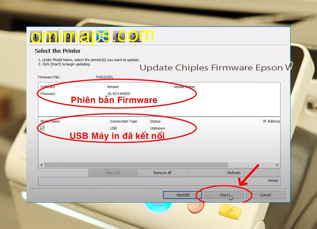 Update Chipless Firmware Epson WF-C579RA 7