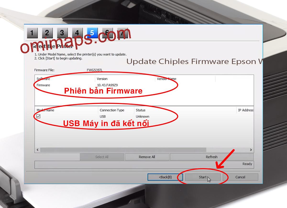 Update Chipless Firmware Epson WF-C869R 7