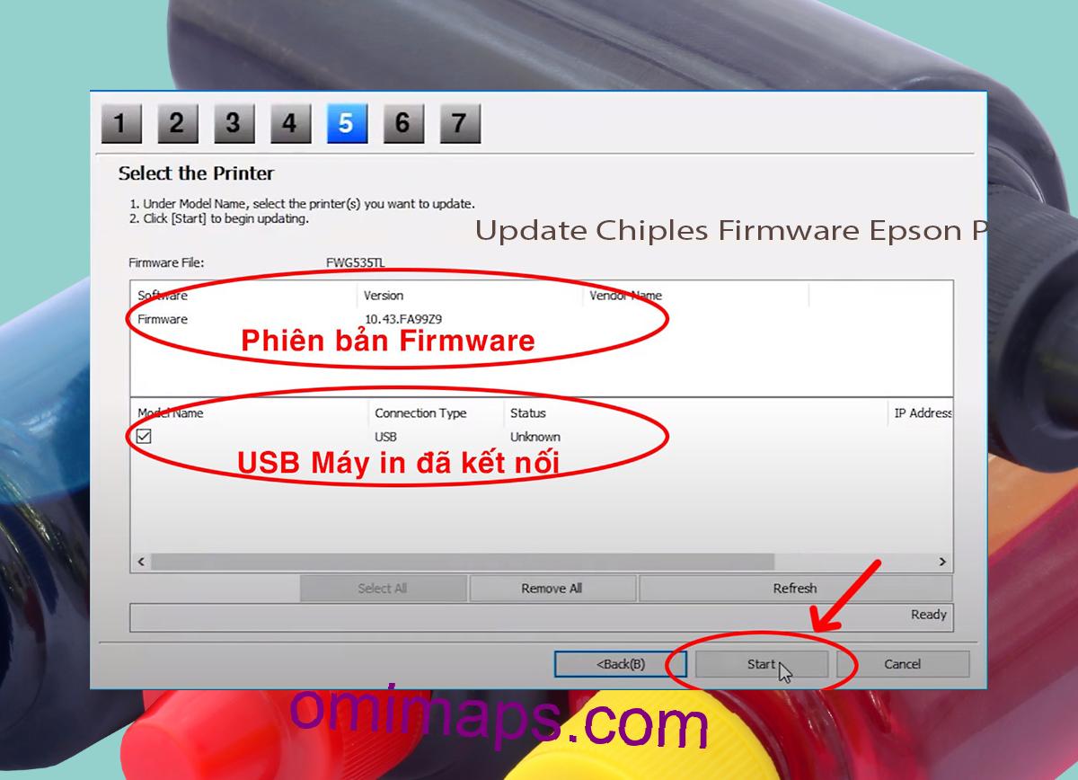 Update Chipless Firmware Epson PX-M7070FX 7