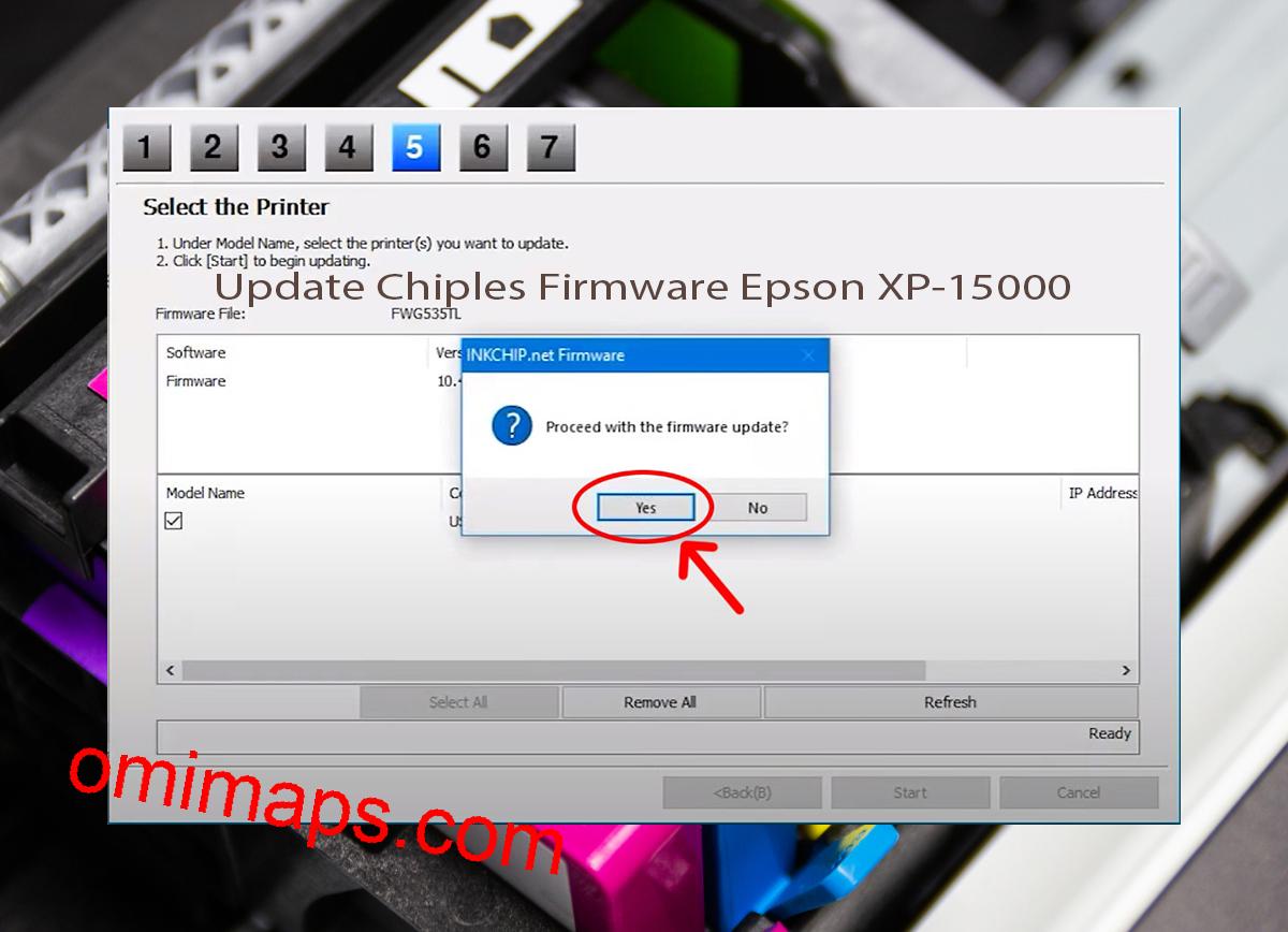 Update Chipless Firmware Epson XP-15000 8