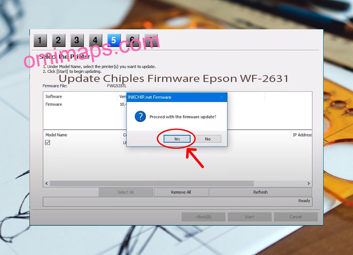 Update Chipless Firmware Epson WF-2631 8