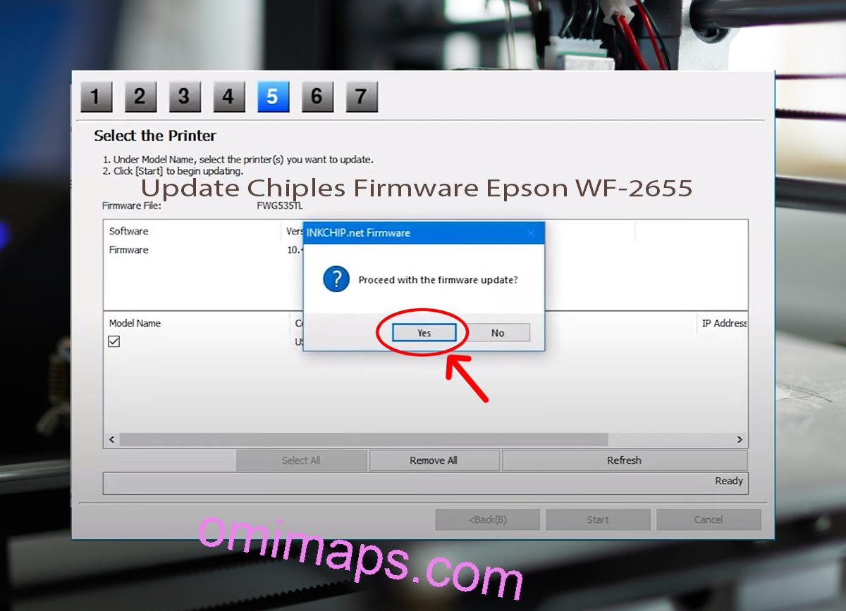 Update Chipless Firmware Epson WF-2655 8