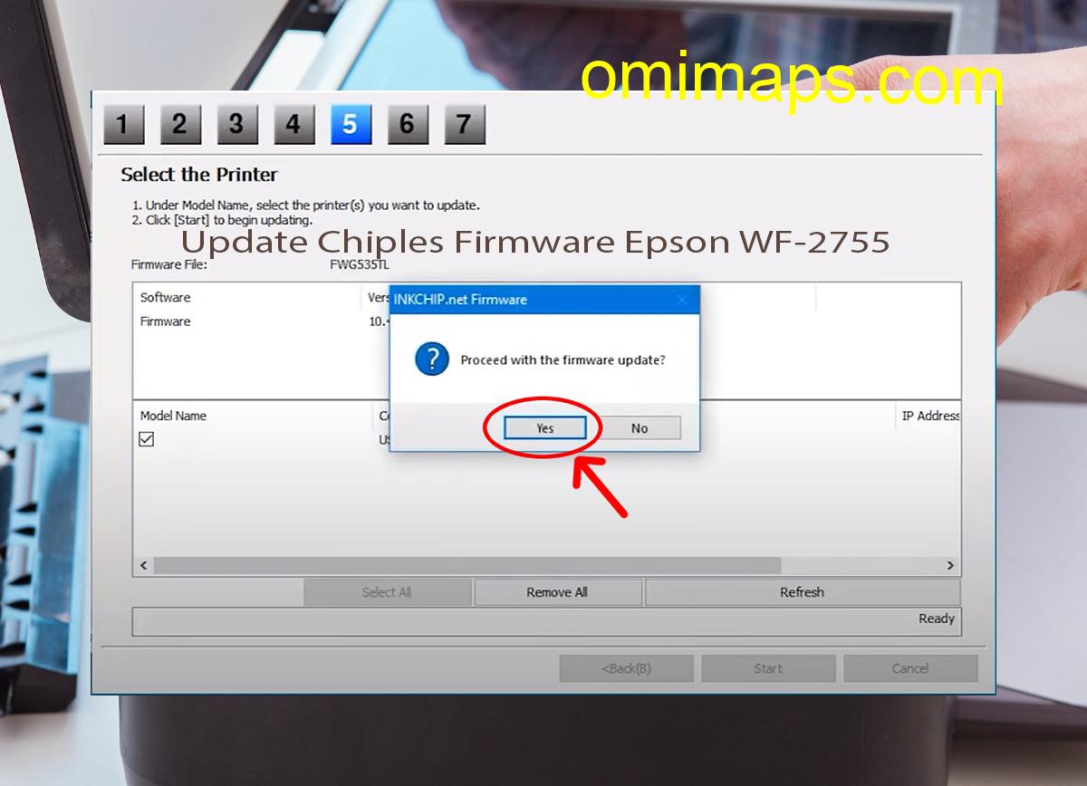 Update Chipless Firmware Epson WF-2755 8