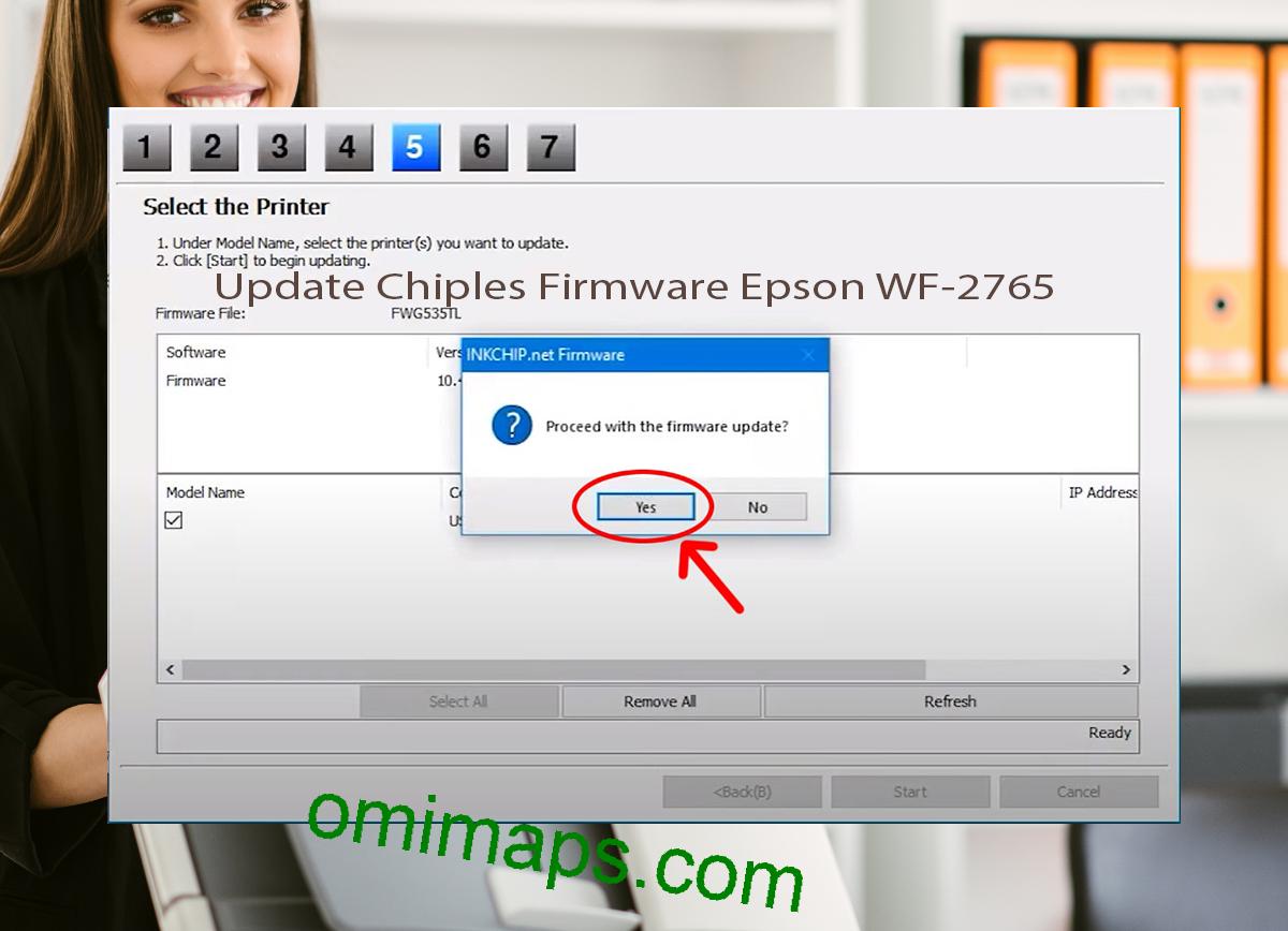 Update Chipless Firmware Epson WF-2765 8