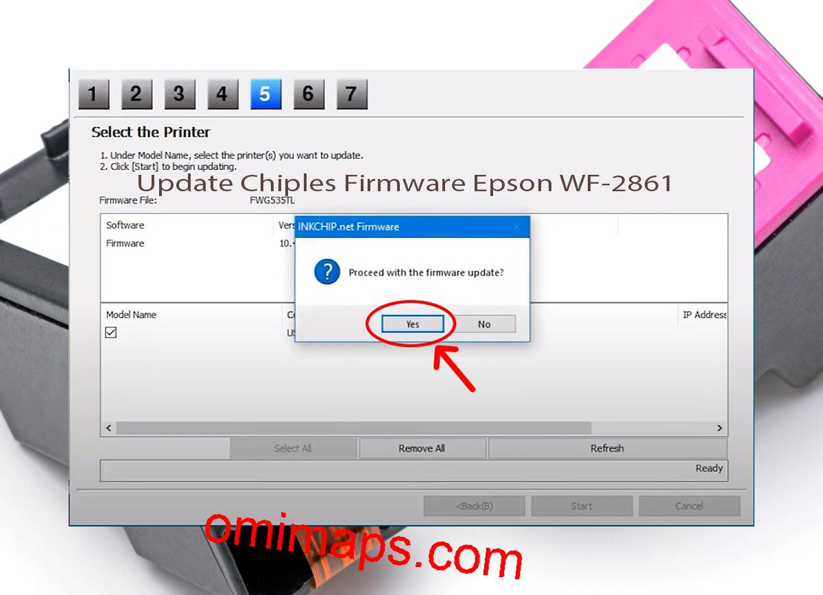 Update Chipless Firmware Epson WF-2861 8