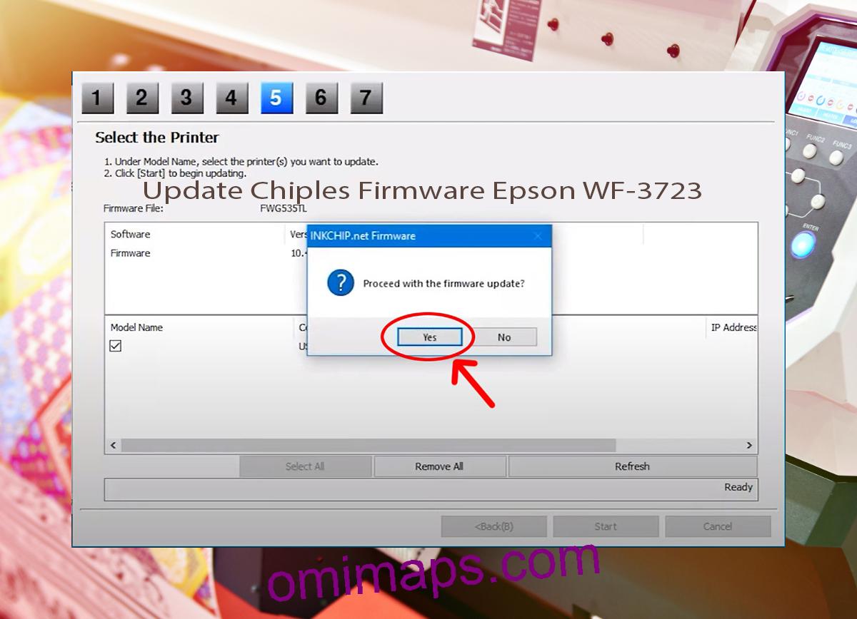 Update Chipless Firmware Epson WF-3723 8