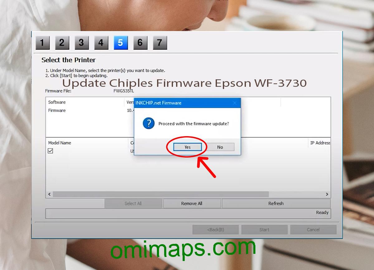 Update Chipless Firmware Epson WF-3730 8