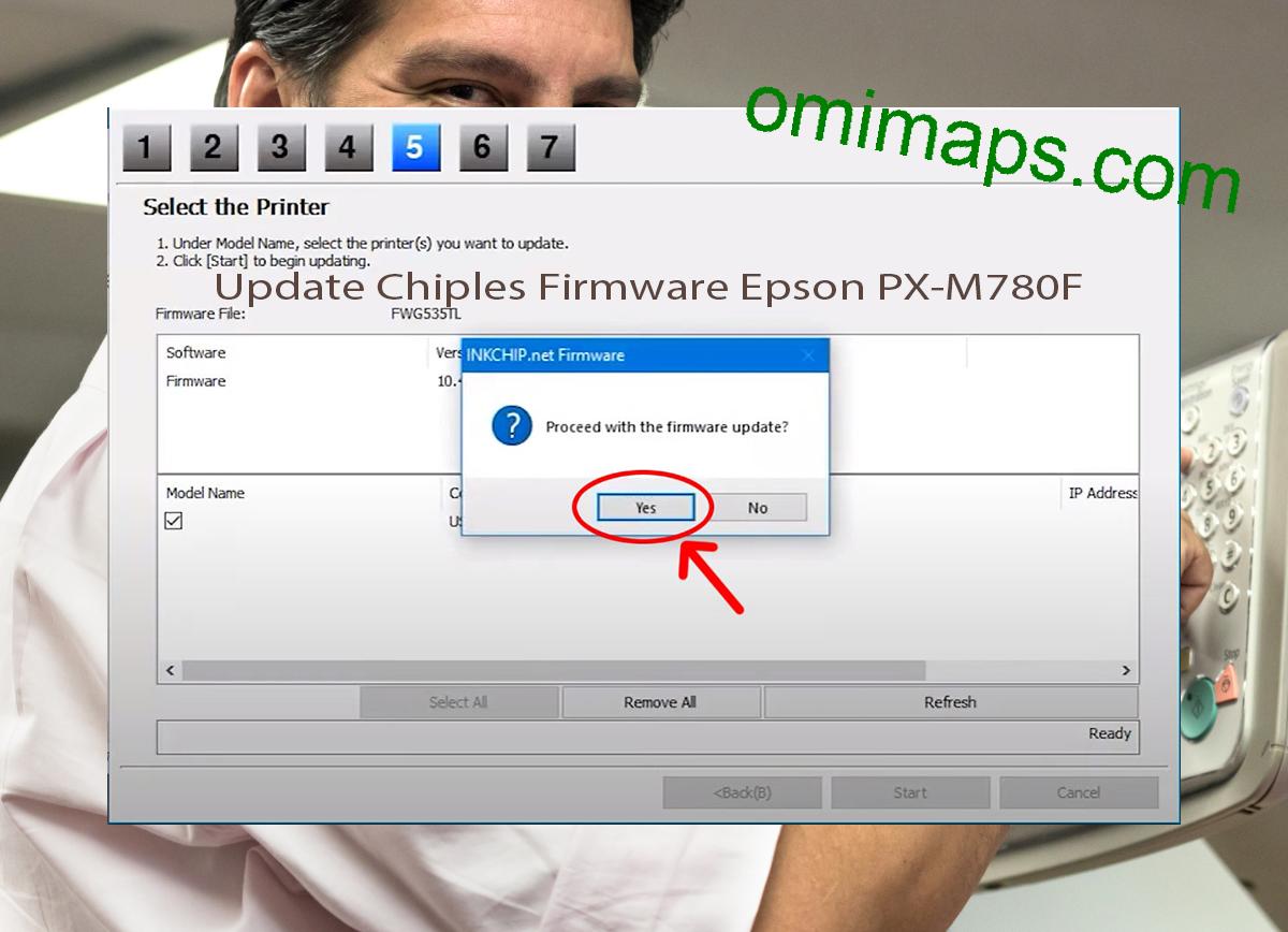 Update Chipless Firmware Epson PX-M780F 8