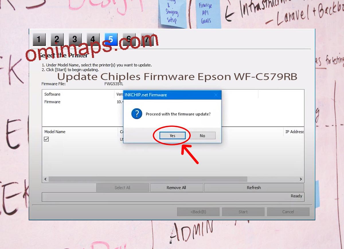 Update Chipless Firmware Epson WF-C579RB 8