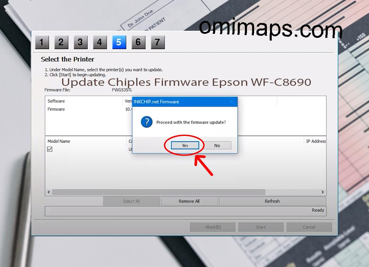 Update Chipless Firmware Epson WF-C8690 8