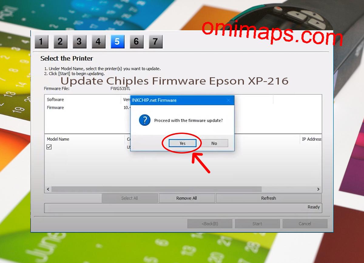Update Chipless Firmware Epson XP-216 8