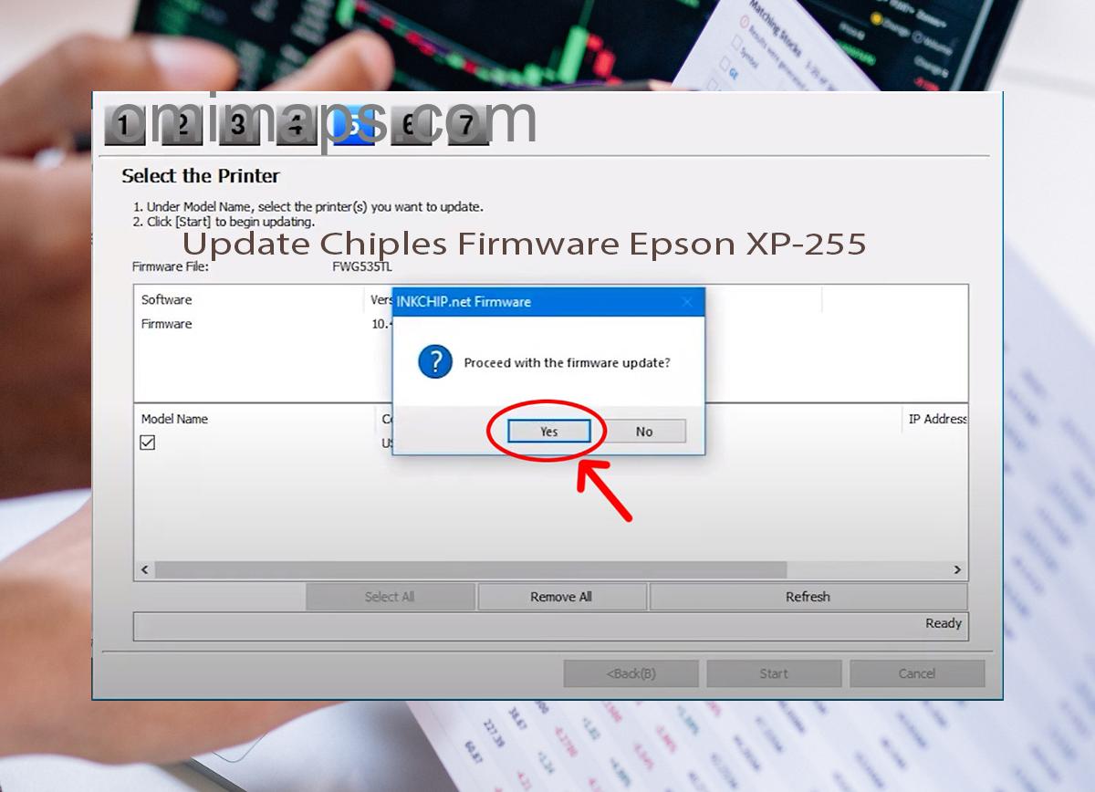 Update Chipless Firmware Epson XP-255 8