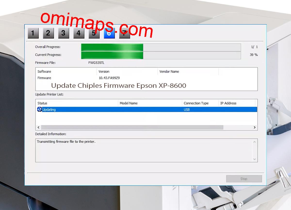 Update Chipless Firmware Epson XP-8600 9