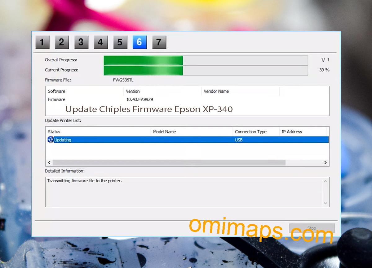 Update Chipless Firmware Epson XP-340 9