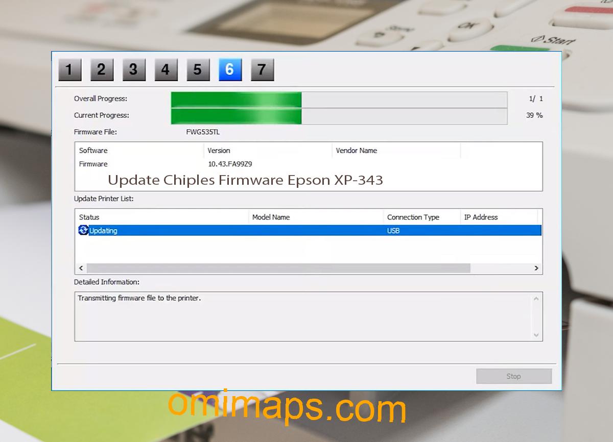 Update Chipless Firmware Epson XP-343 9