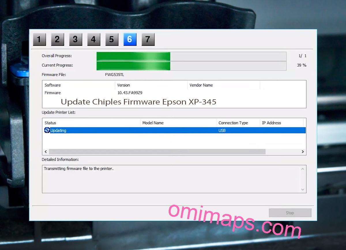 Update Chipless Firmware Epson XP-345 9