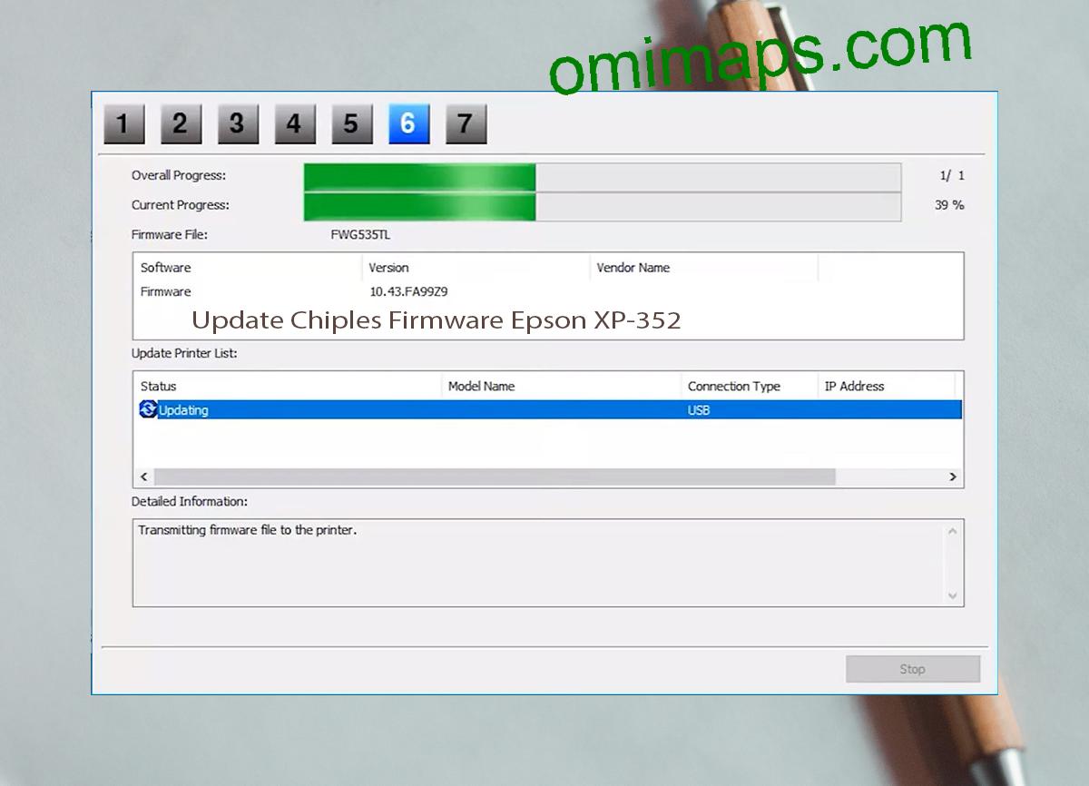 Update Chipless Firmware Epson XP-352 9
