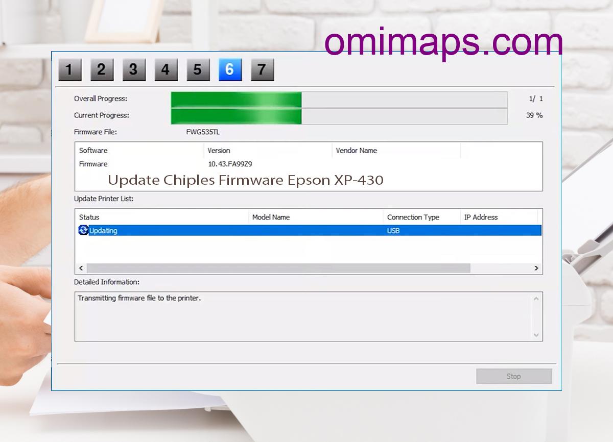 Update Chipless Firmware Epson XP-430 9