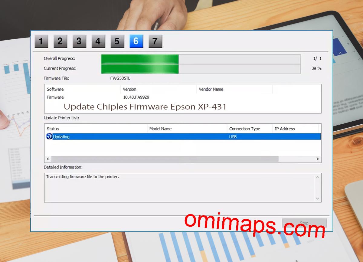 Update Chipless Firmware Epson XP-431 9