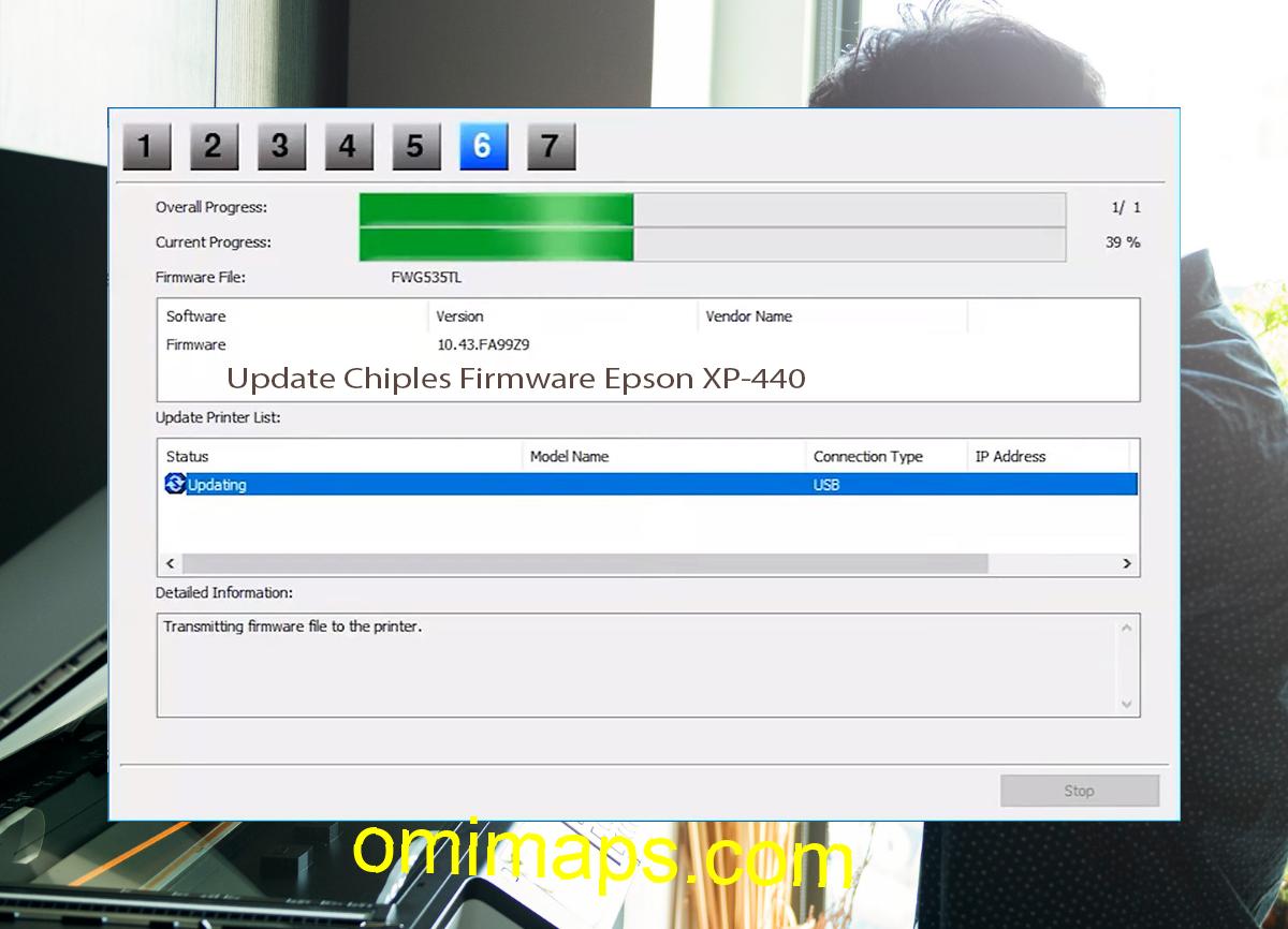 Update Chipless Firmware Epson XP-440 9