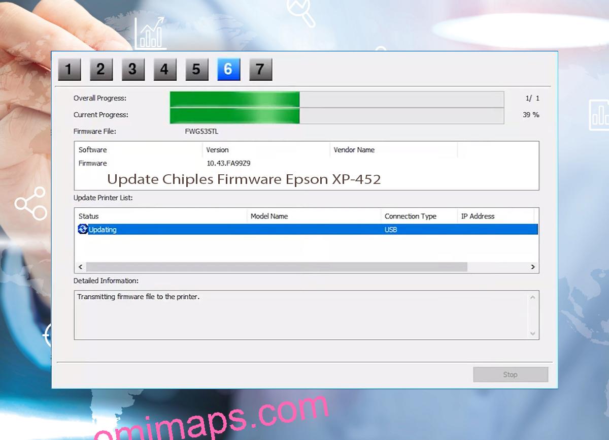 Update Chipless Firmware Epson XP-452 9