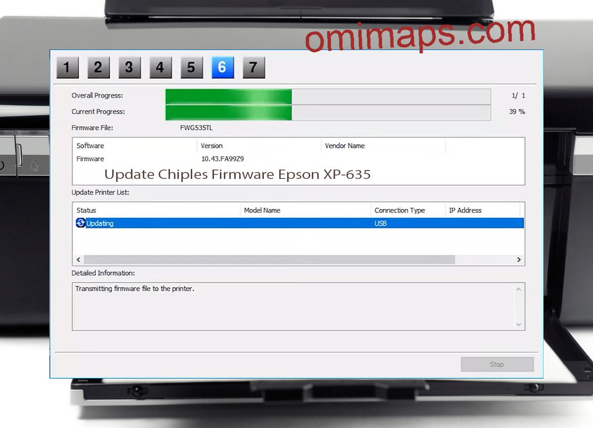 Update Chipless Firmware Epson XP-635 9