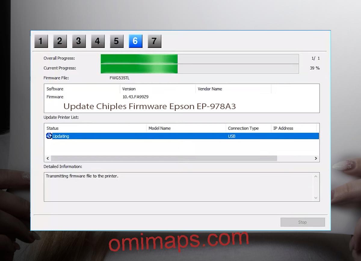Update Chipless Firmware Epson EP-978A3 9