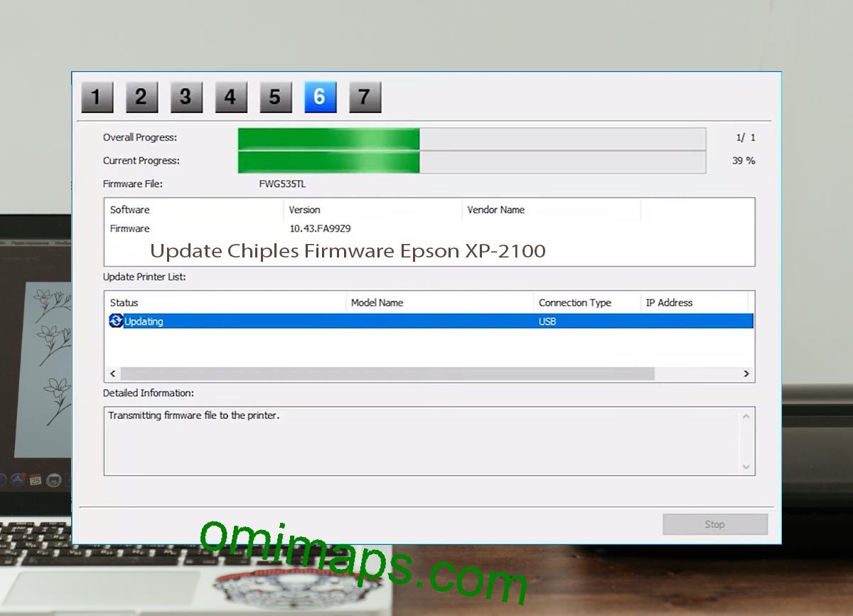 Update Chipless Firmware Epson XP-2100 9