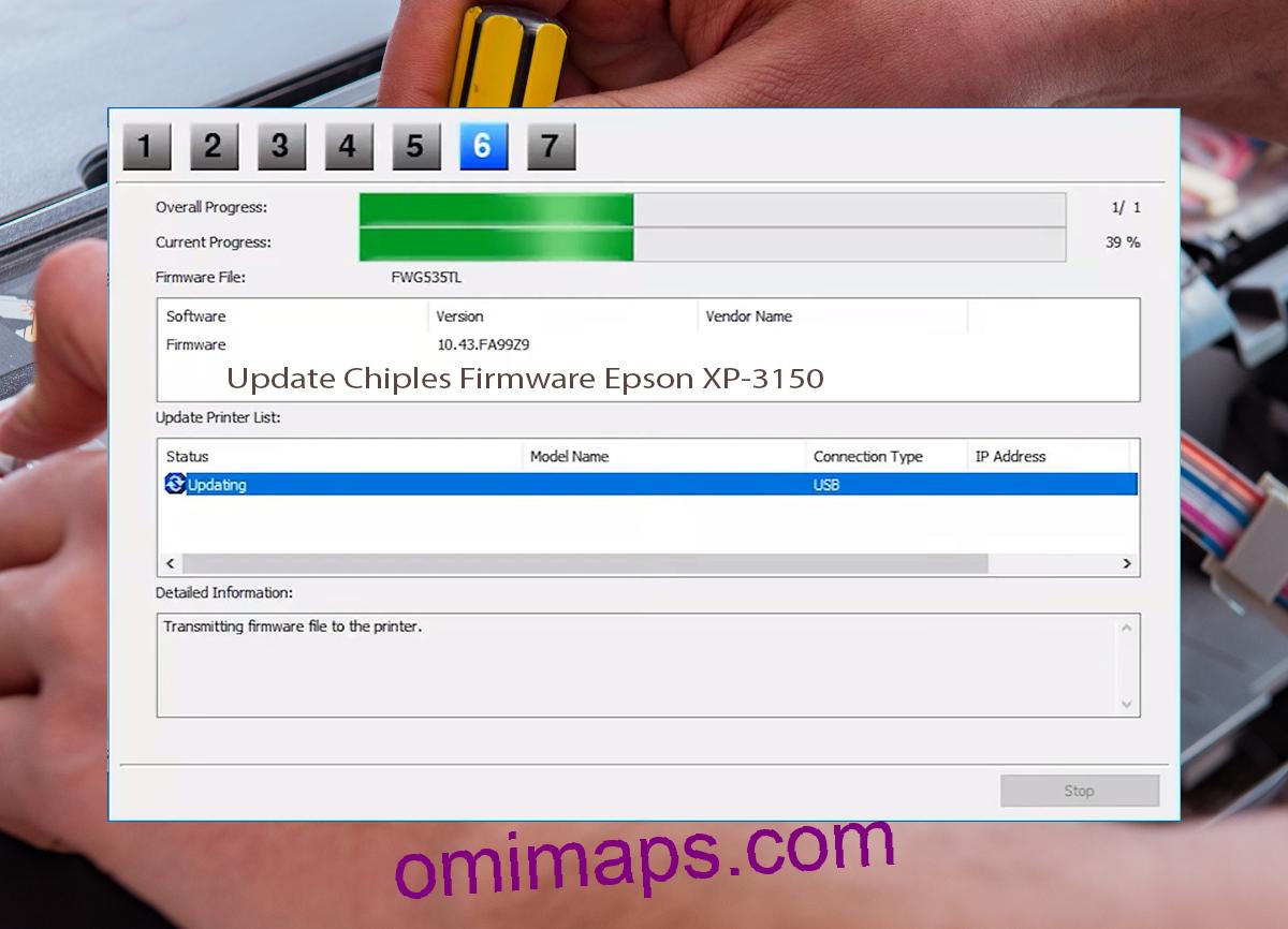 Update Chipless Firmware Epson XP-3150 9